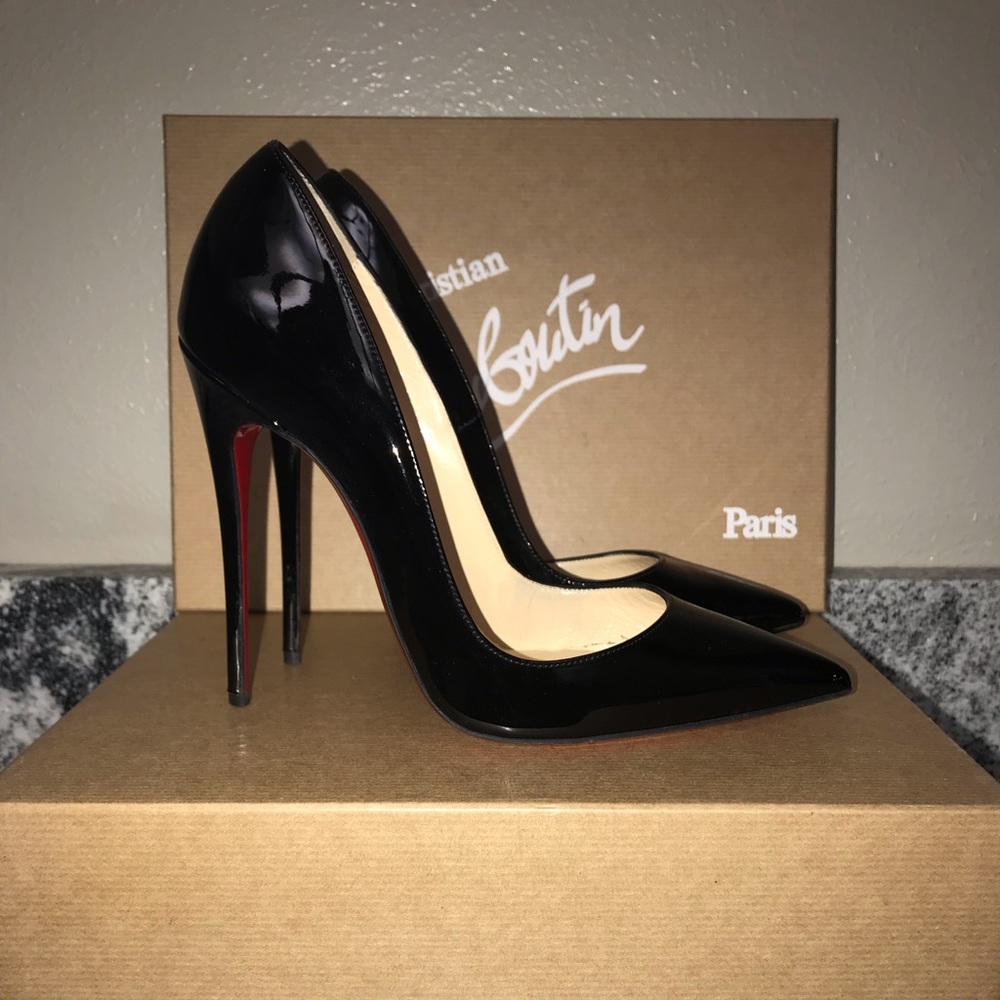 SO KATE. Patent Black Christian Louboutin Heels